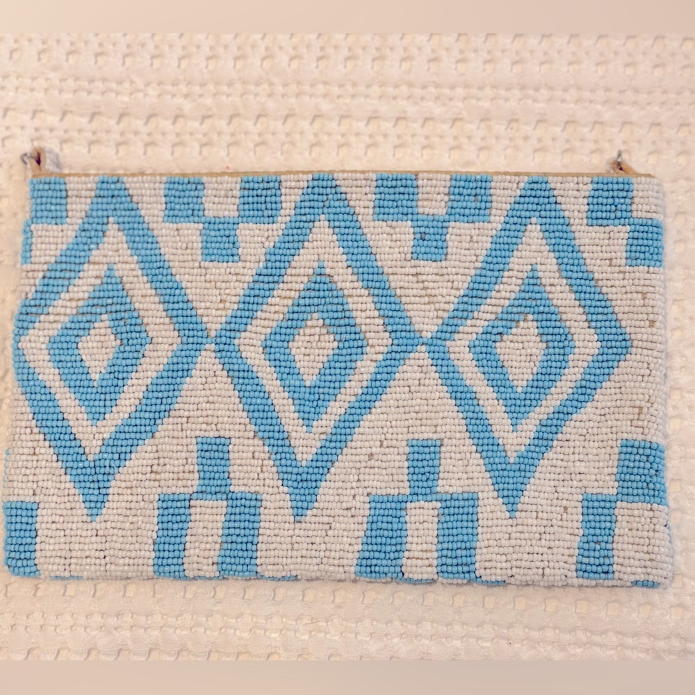 Handmade Clutch for Summer! Purchased in Greece (no label).